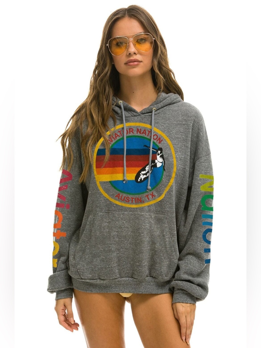 Aviator Nation Austin Relaxed Pullover Hoodie